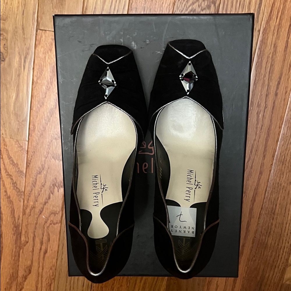 Vintage Black Michel Perry Heels